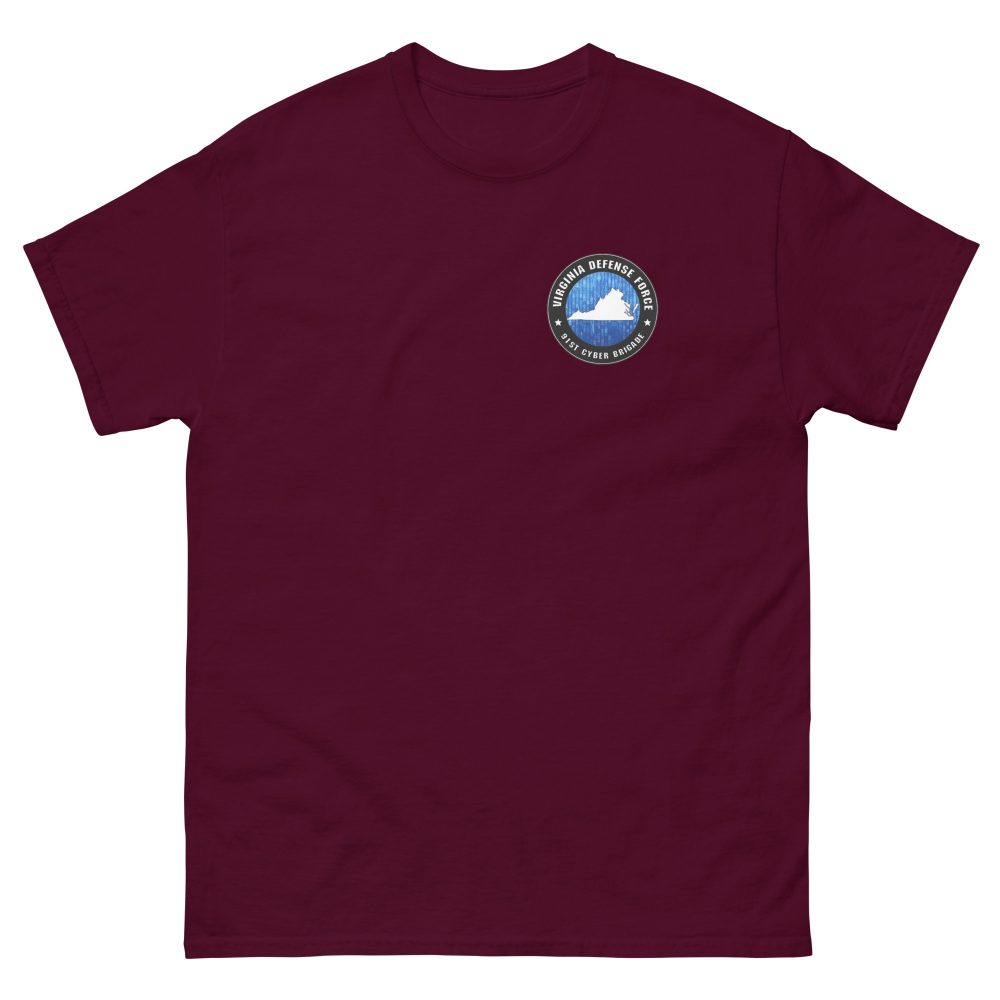Virginia Defense Force 91st Cyber Brigade Support Team T-Shirt - Image 2