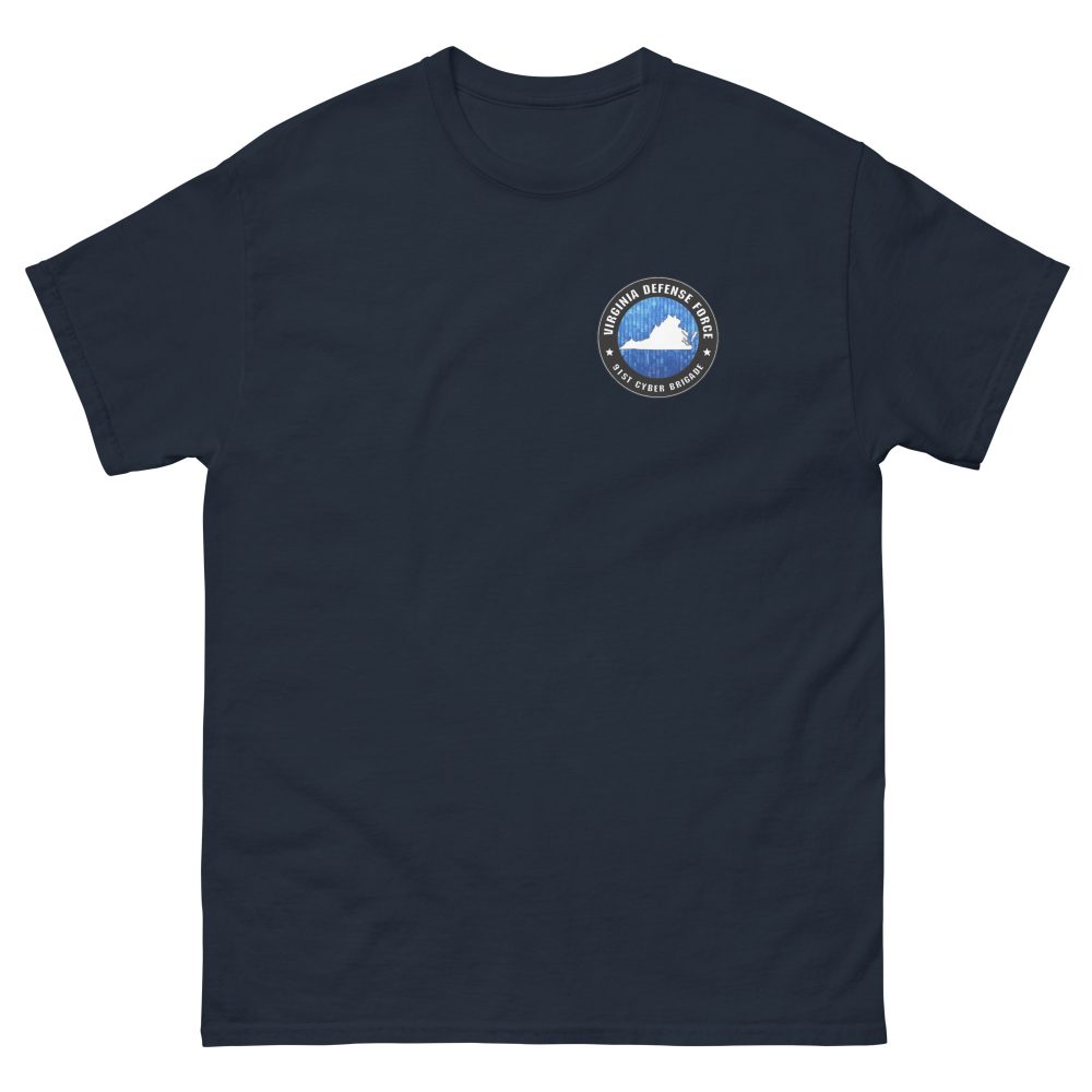 Virginia Defense Force 91st Cyber Brigade Support Team T-Shirt - Image 3