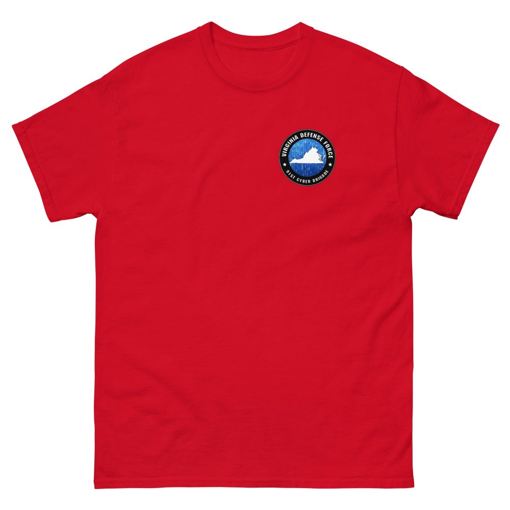 Virginia Defense Force 91st Cyber Brigade Support Team T-Shirt - Image 4