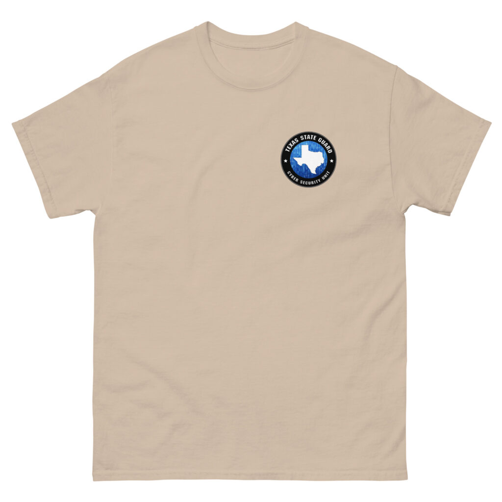 Texas State Guard Cyber Security Unit T-Shirt - Image 6
