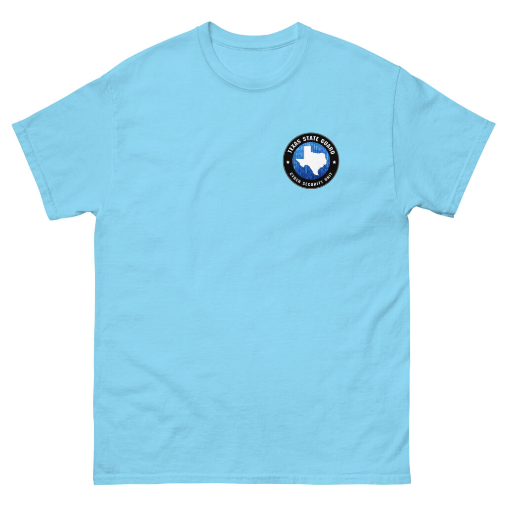 Texas State Guard Cyber Security Unit T-Shirt - Image 7