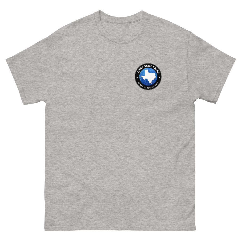 Texas State Guard Cyber Security Unit T-Shirt - Image 5
