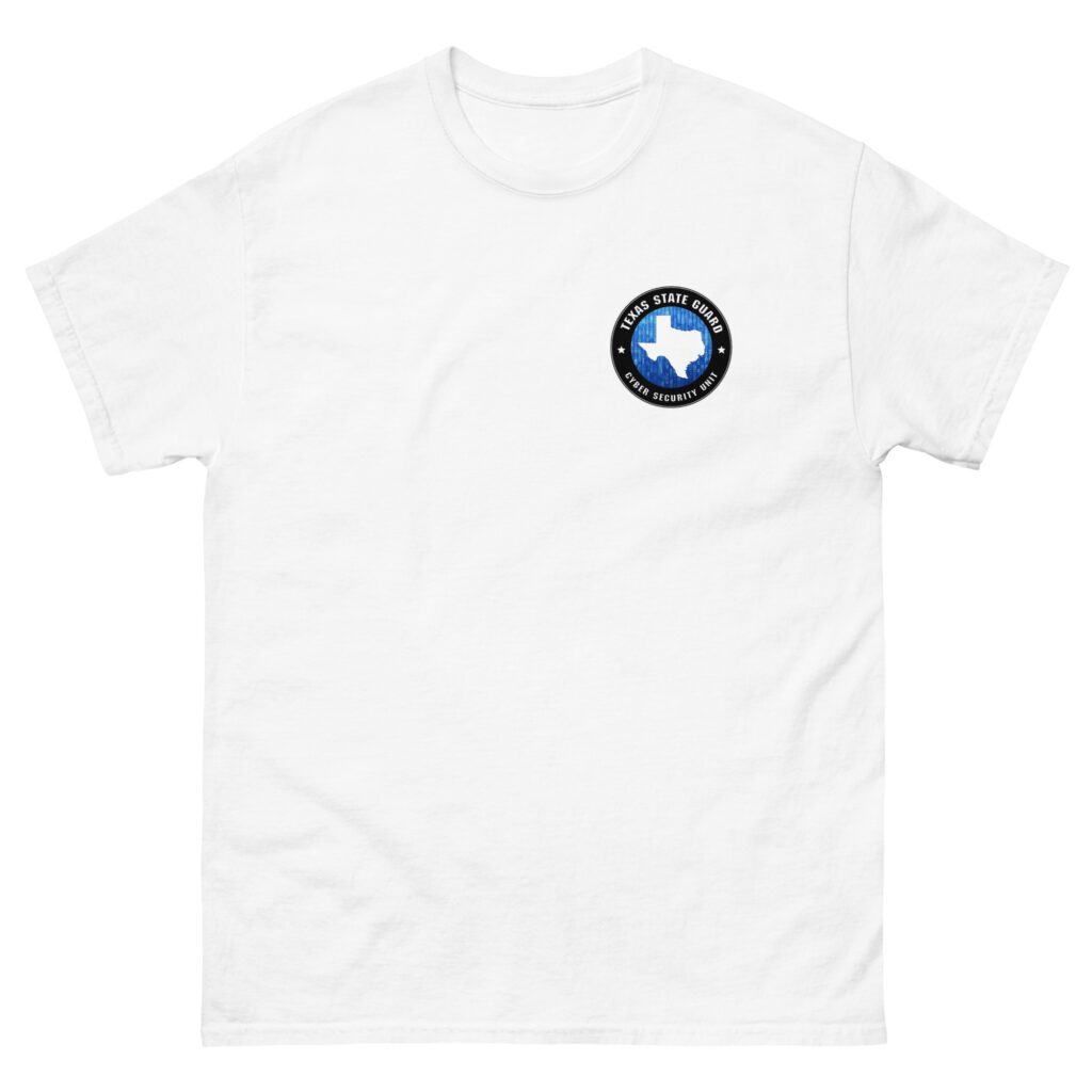 Texas State Guard Cyber Security Unit T-Shirt - Image 10