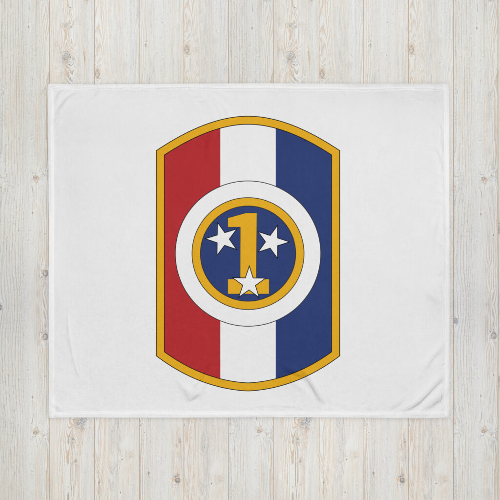Tennessee State Guard 1st Regiment Throw Blanket - Image 2