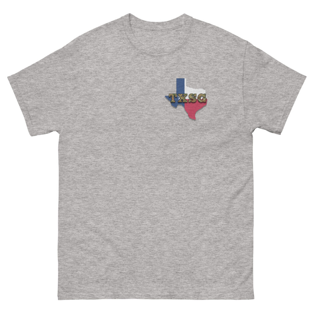 Texas State Guard With State Flag T-Shirt - Image 4