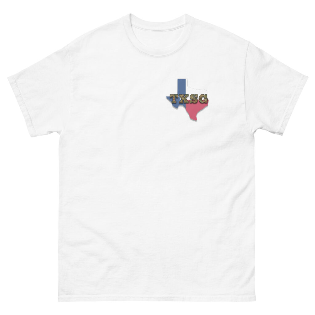 Texas State Guard With State Flag T-Shirt - Image 5