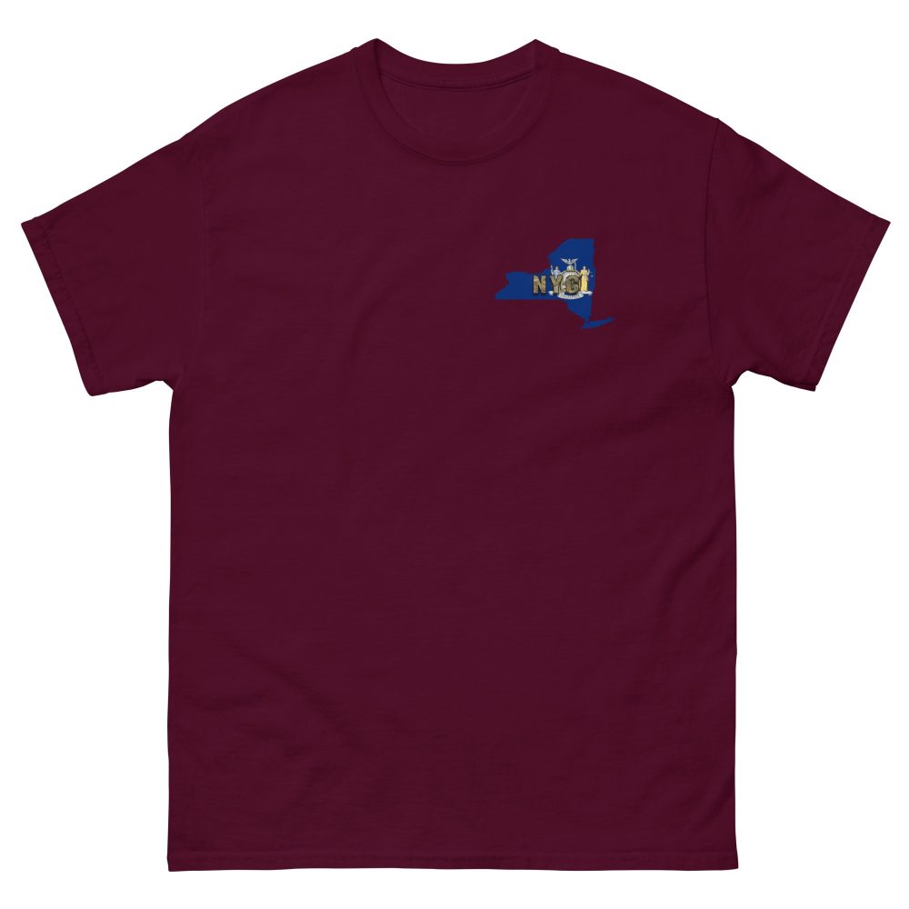 New York Guard With State Flag T-Shirt - Image 2
