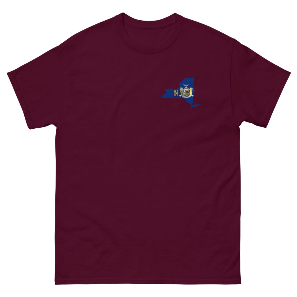 New York Guard With State Flag T-Shirt - Image 2
