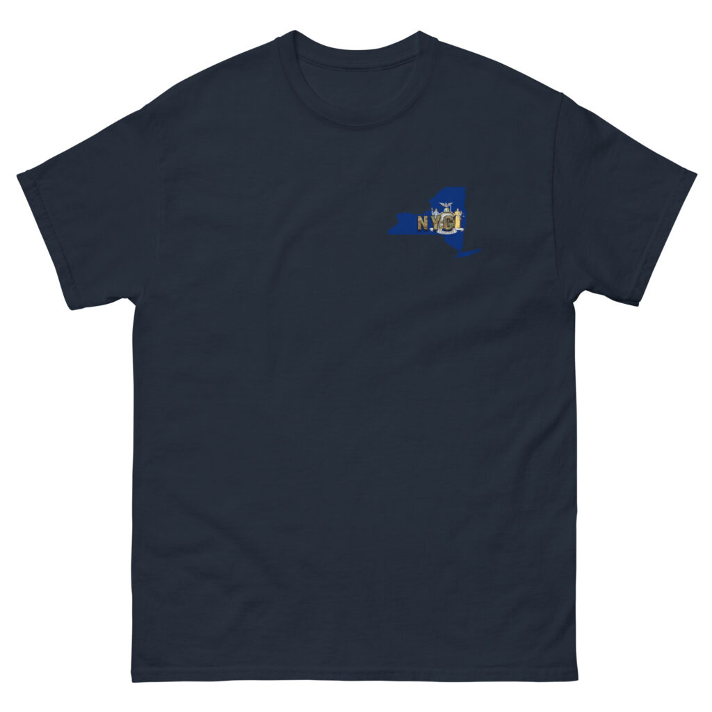 New York Guard With State Flag T-Shirt - Image 3