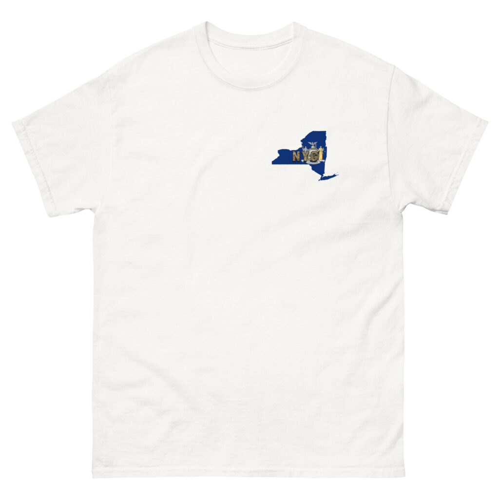 New York Guard With State Flag T-Shirt - Image 5
