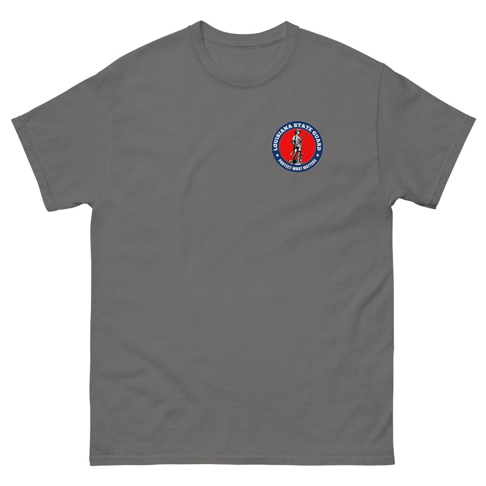Louisiana State Guard Bold Minuteman T-Shirt - Image 7