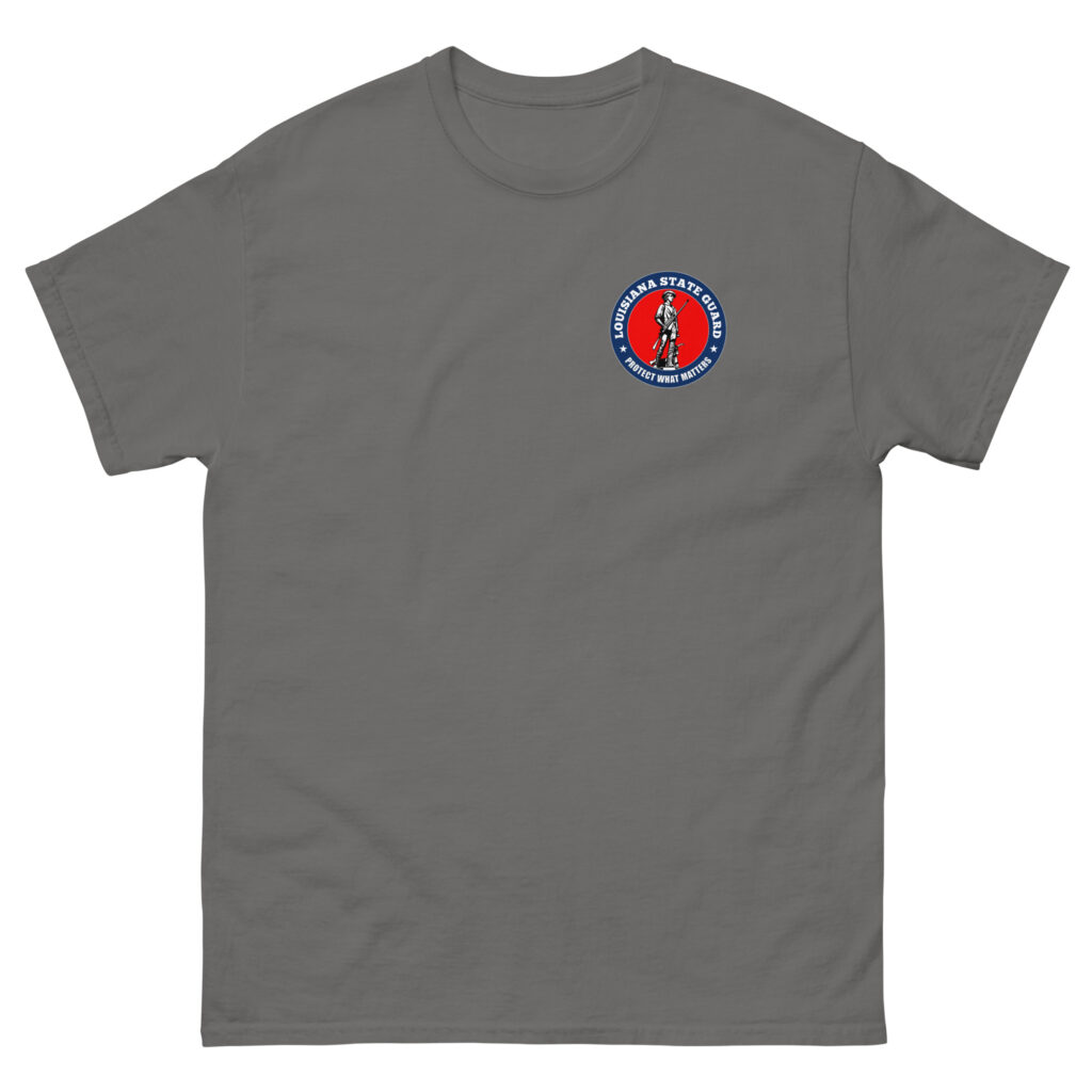 Louisiana State Guard Bold Minuteman T-Shirt - Image 7