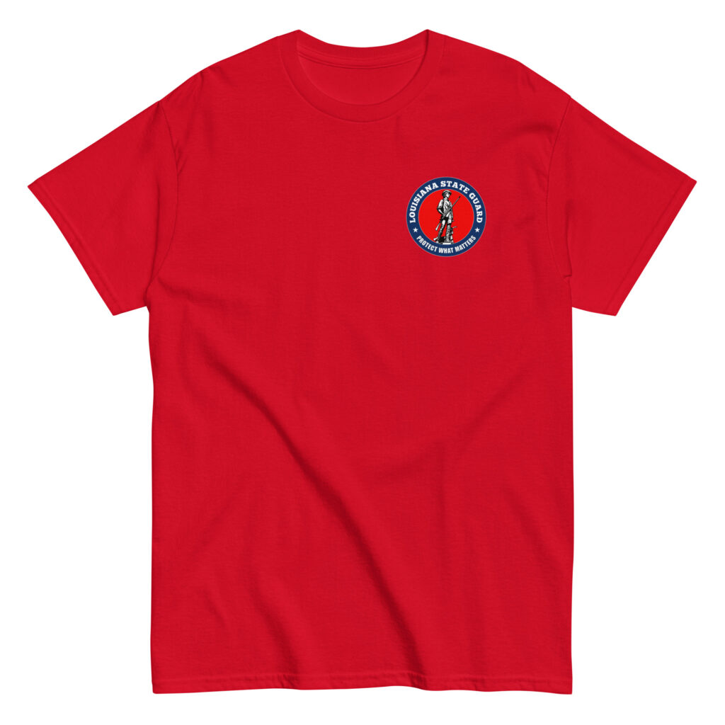 Louisiana State Guard Bold Minuteman T-Shirt - Image 10