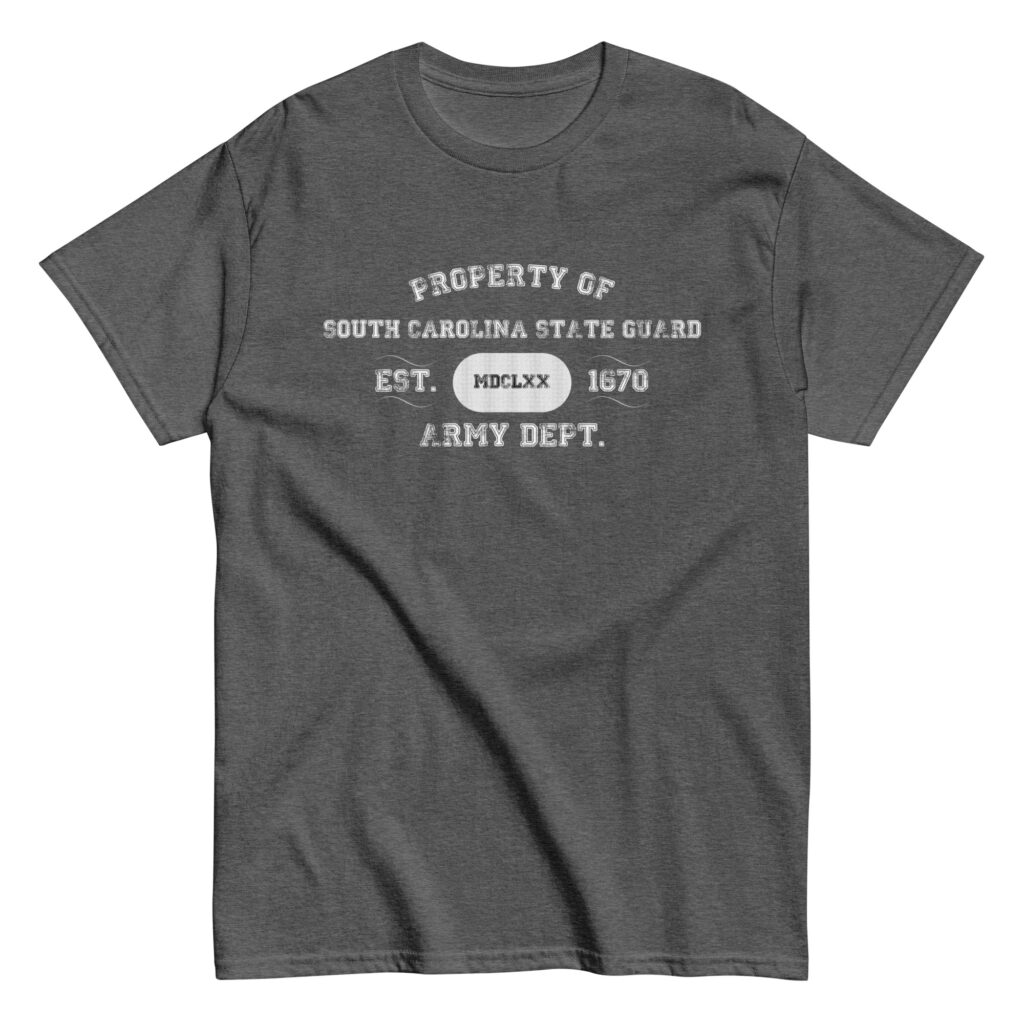 Property of South Carolina State Guard T-Shirt - Image 5