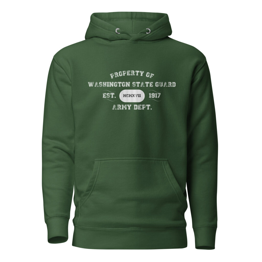 Property of Washington State Guard Hoodie - Image 7