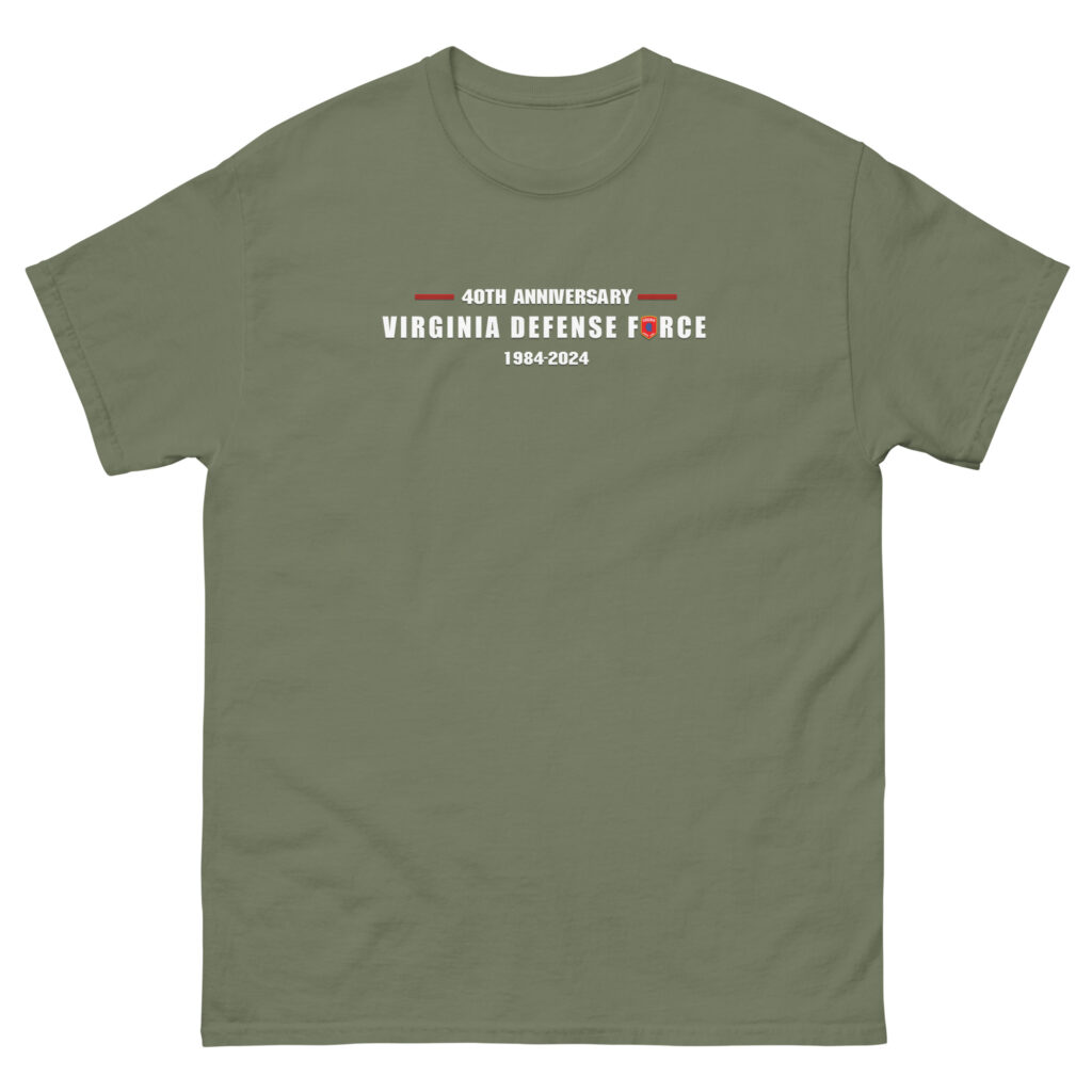 Virginia Defense Force 40th Anniversary T-Shirt - Image 11