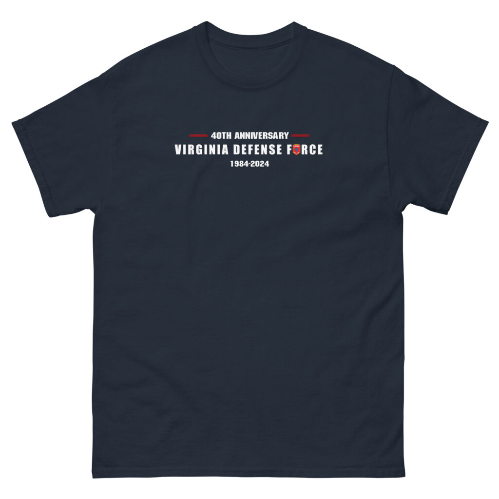 Virginia Defense Force 40th Anniversary T-Shirt - Image 5