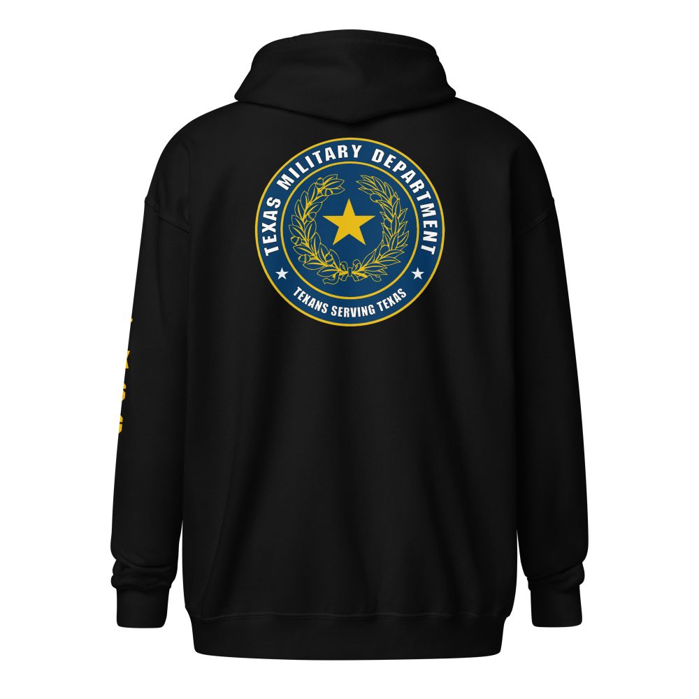 Texas Military Department Zip Hoodie - Image 2
