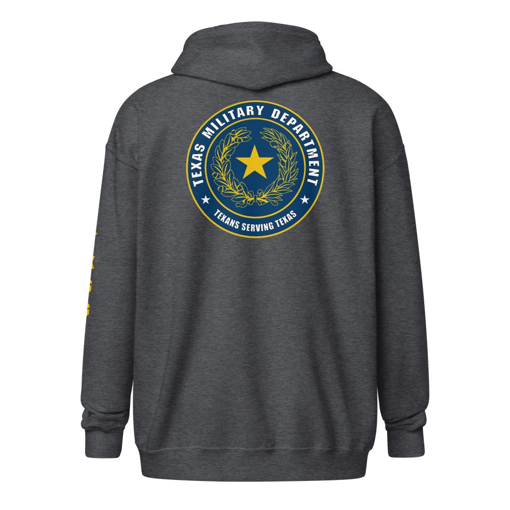 Texas Military Department Zip Hoodie - Image 10