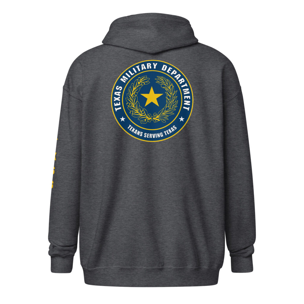 Texas Military Department Zip Hoodie - Image 10