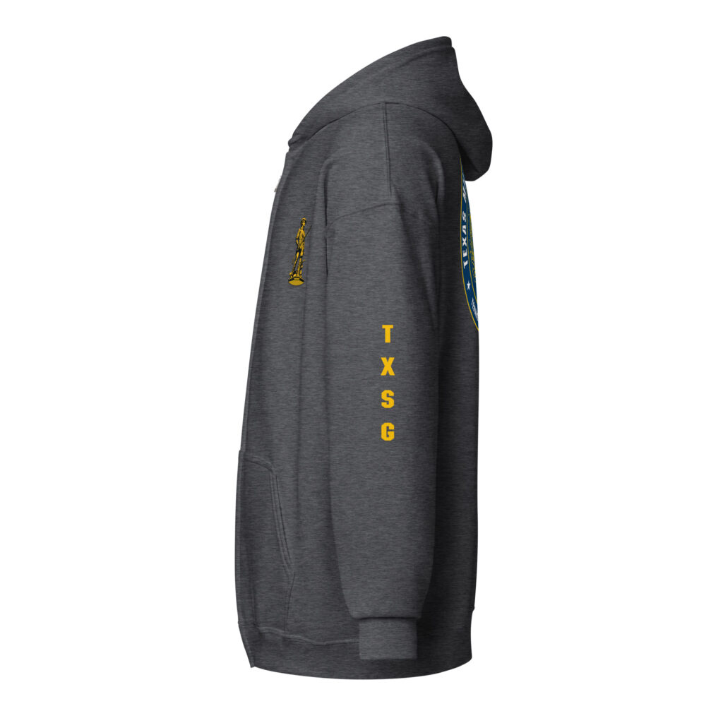 Texas Military Department Zip Hoodie - Image 11