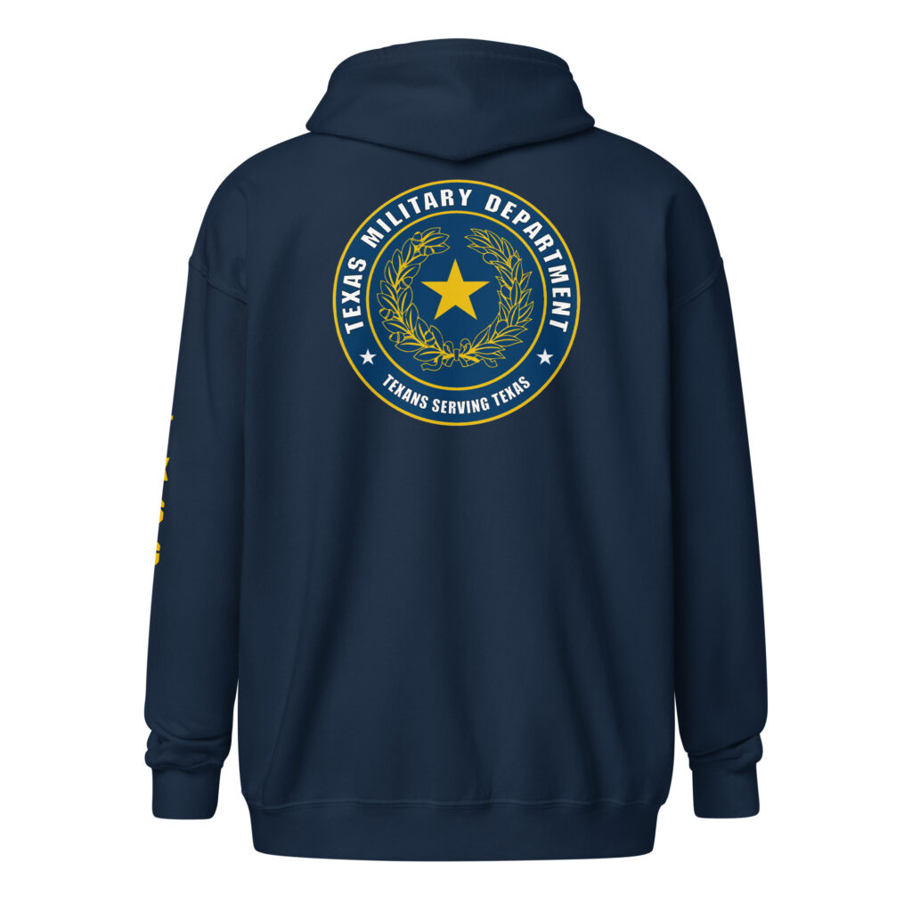Texas Military Department Zip Hoodie - Image 6