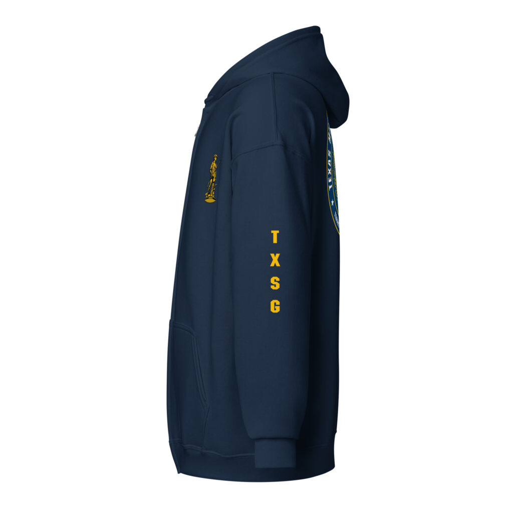 Texas Military Department Zip Hoodie - Image 7
