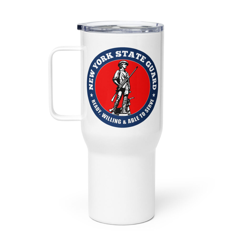 New York State Guard Travel mug with Handle - Image 2