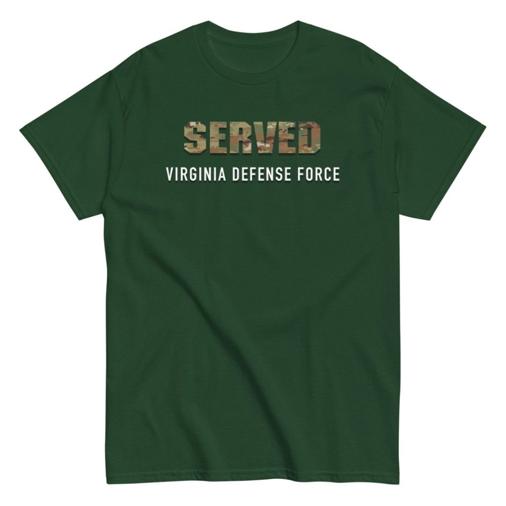 Virginia Defense Force Served T-Shirt - Image 7