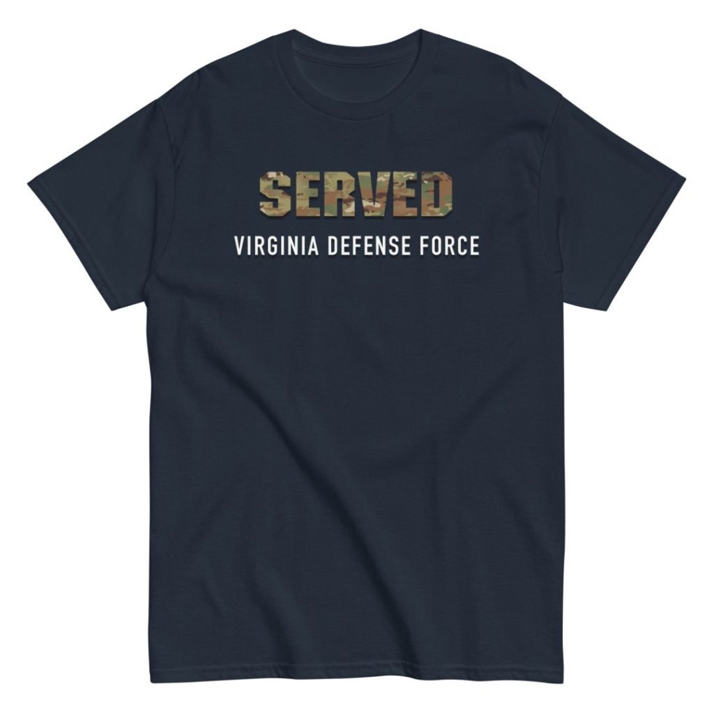 Virginia Defense Force Served T-Shirt - Image 5