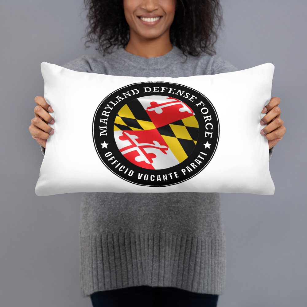 Maryland Defense Force 'Officio Vocante Parati' Pillow - Image 5