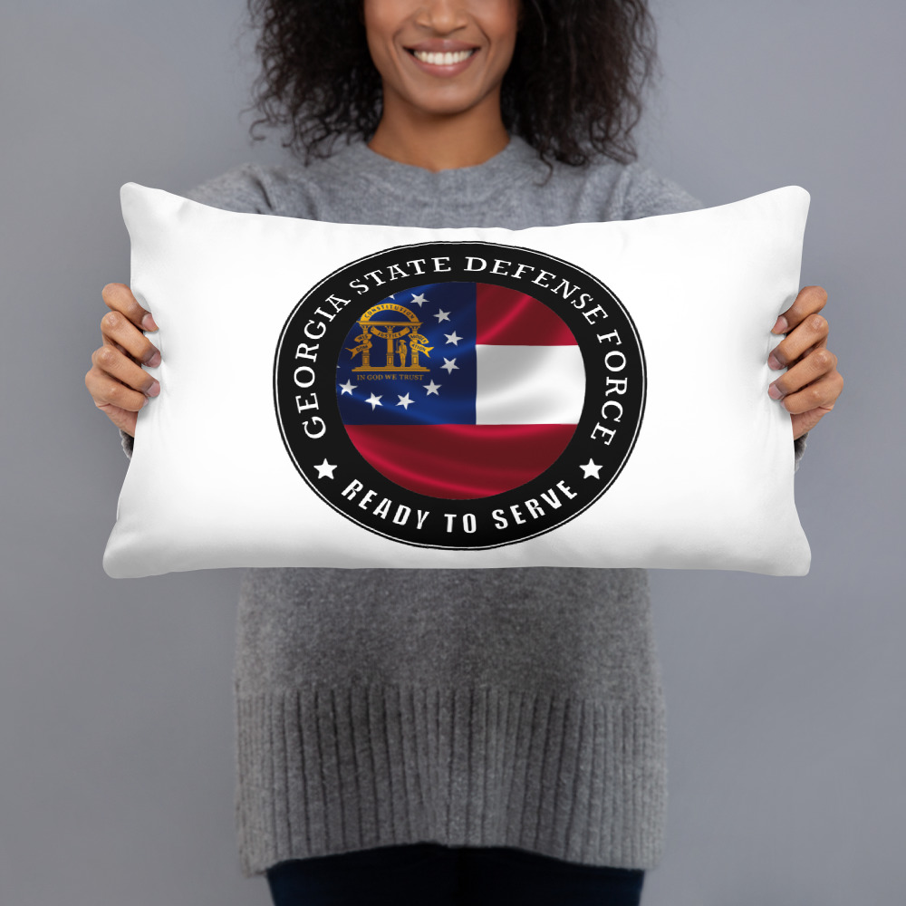 Georgia State Defense Force 'Ready To Serve' Pillow - Image 4