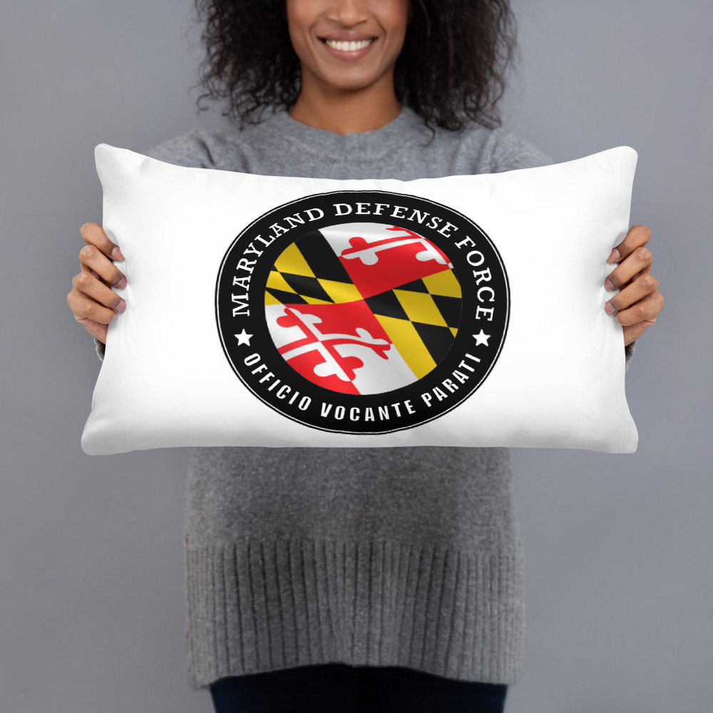 Maryland Defense Force 'Officio Vocante Parati' Pillow - Image 4