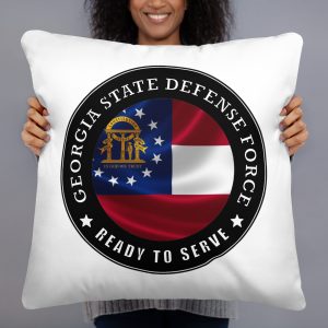 Georgia State Defense Force 'Ready To Serve' Pillow