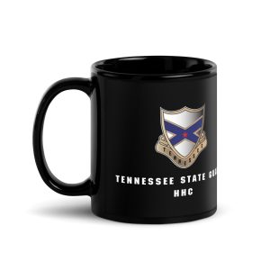 Tennessee State Guard HHC Black Glossy Mug