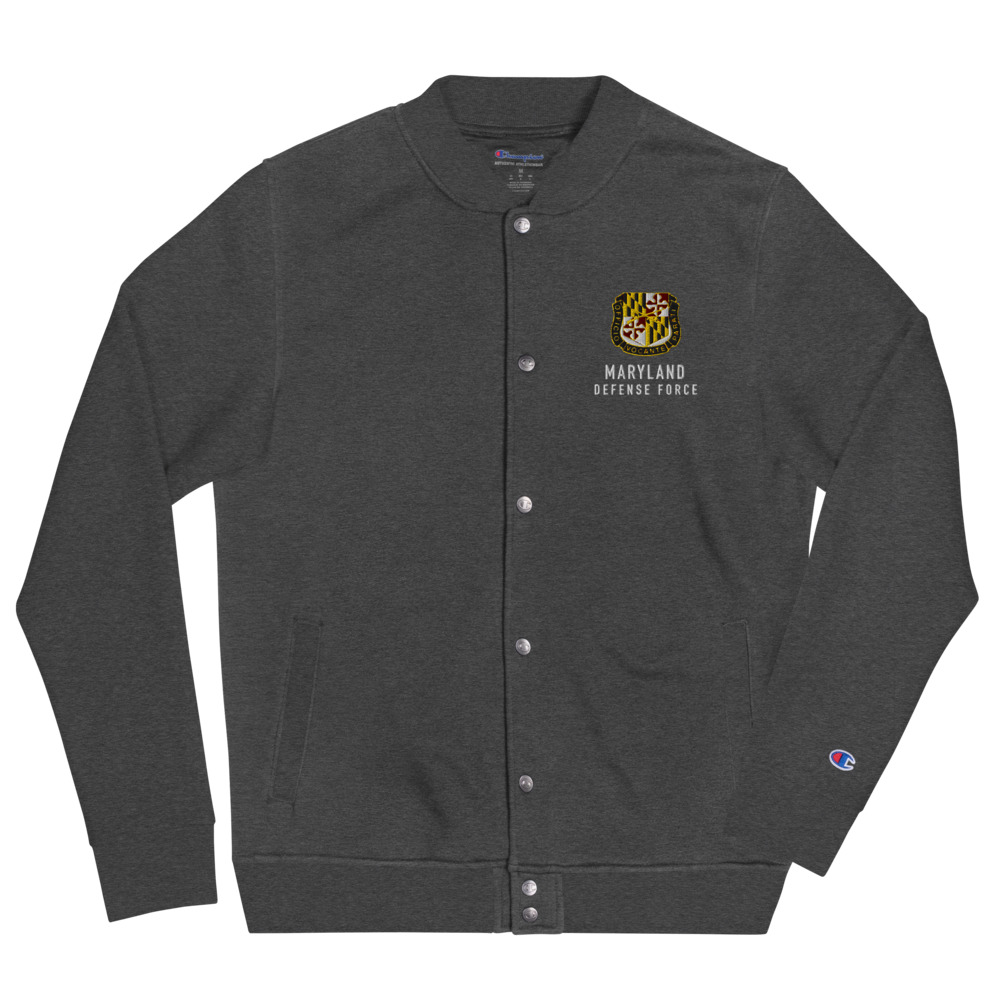 Maryland Defense Force Embroidered Champion Bomber Jacket