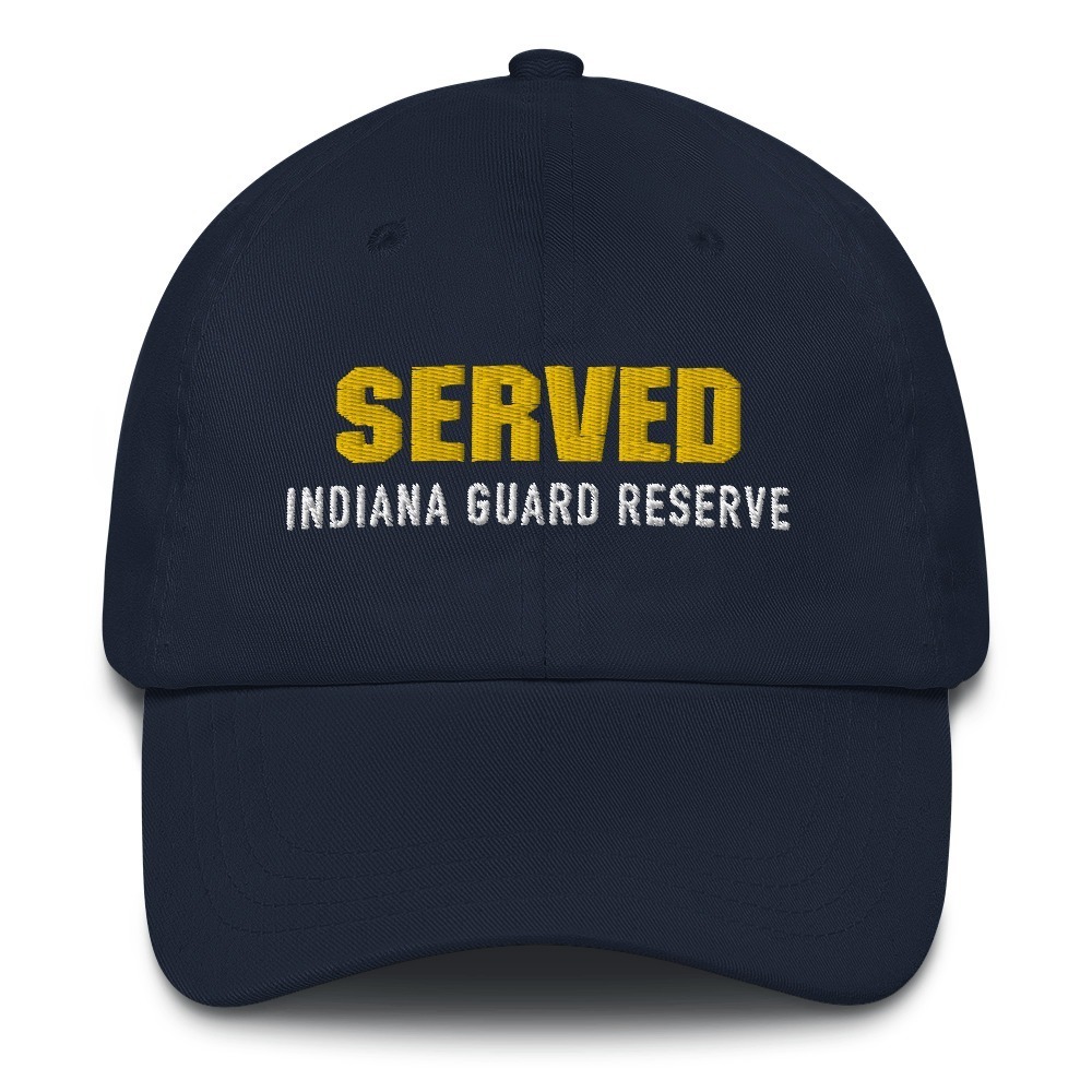 Indiana Guard Reserve Served Cap - Image 2