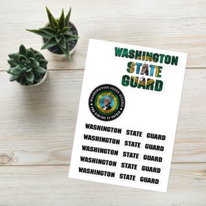 Washington State Guard Sticker sheet