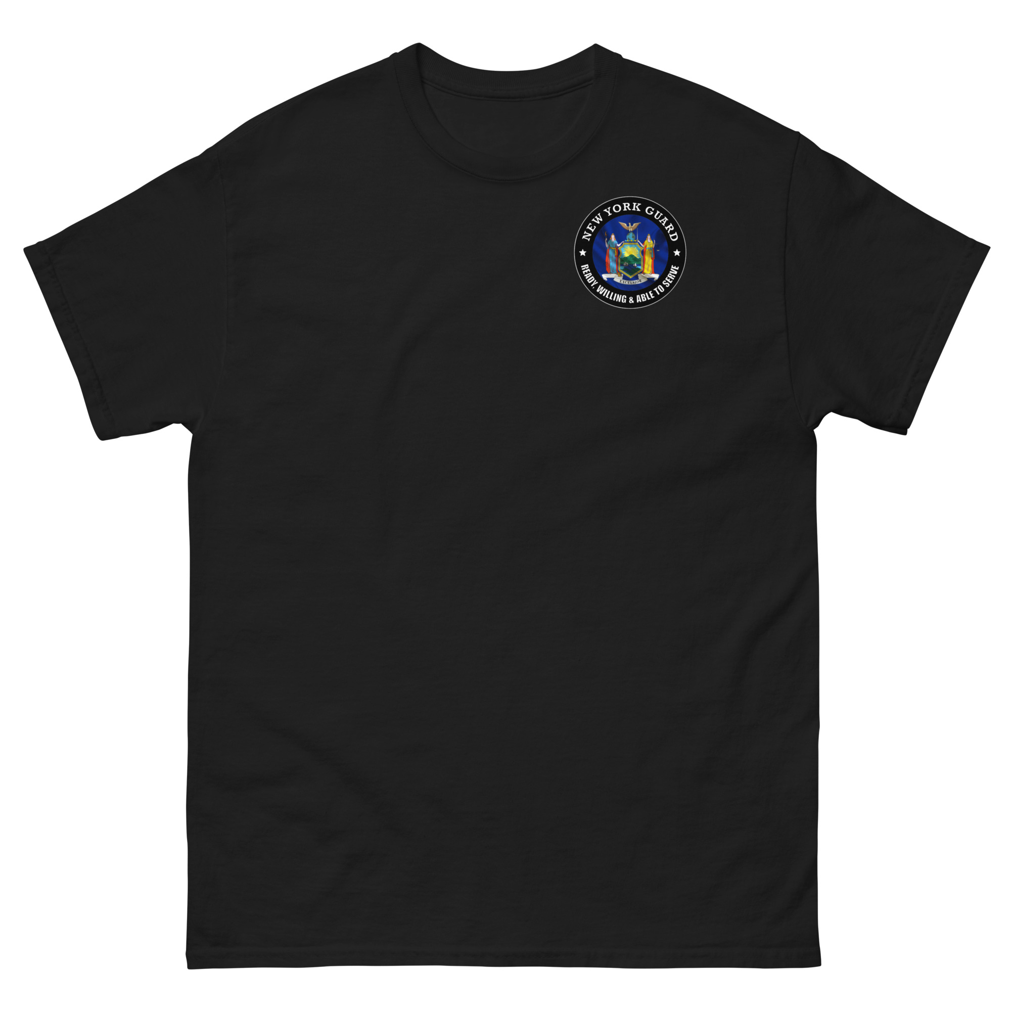 New York Guard 'Ready, Willing and Able to Serve' T-Shirt
