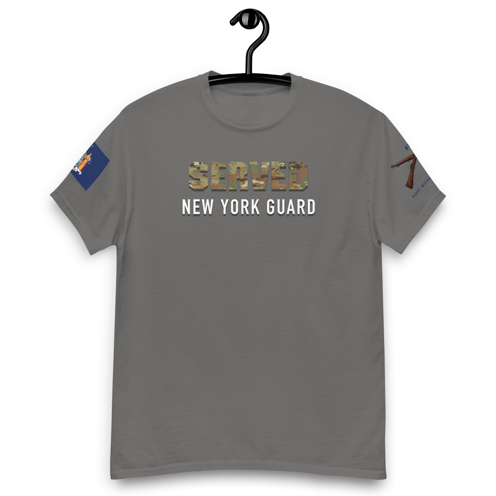 New York Guard SERVED T-Shirt With Cross Rifles - Image 5