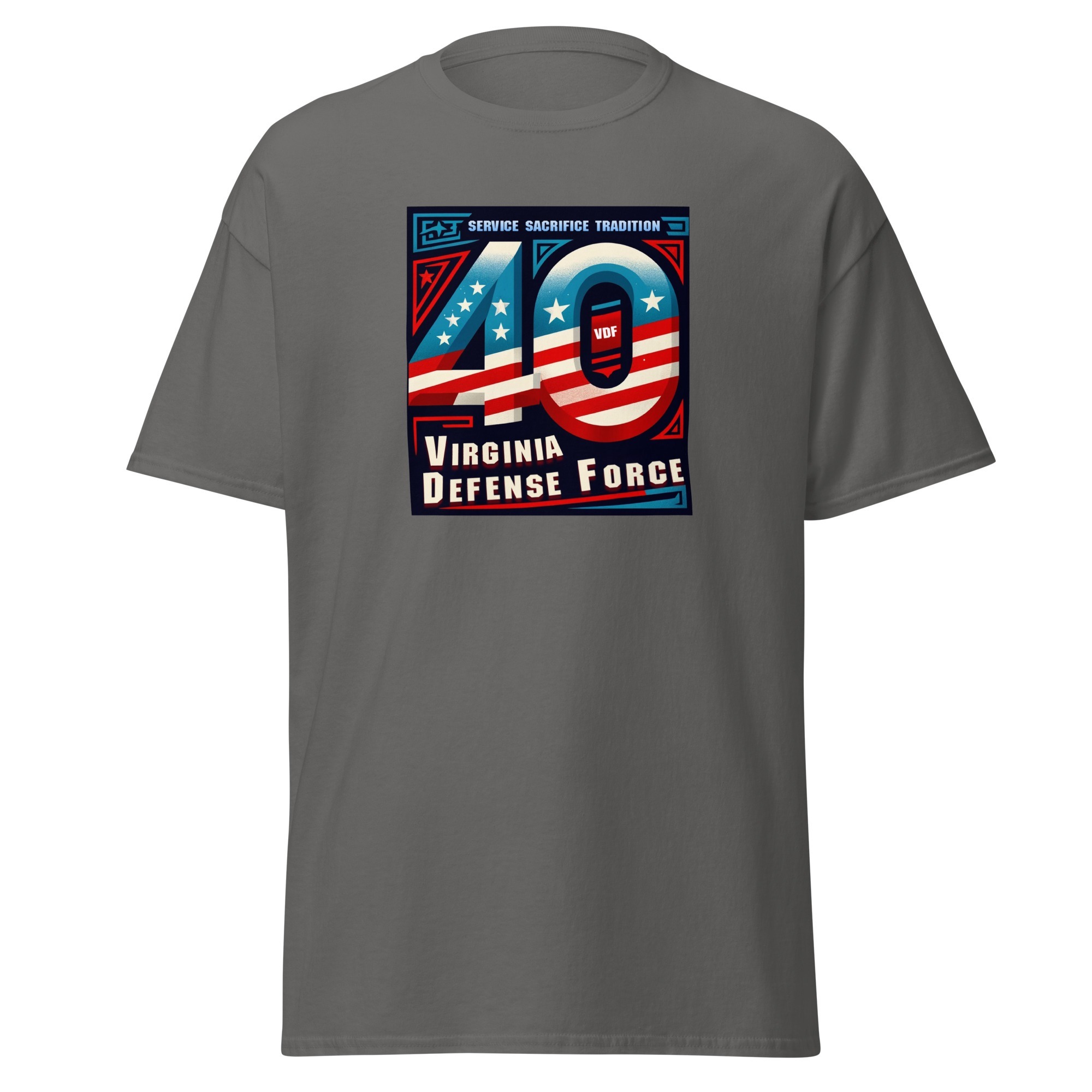 Virginia Defense Force 40th Anniversary T-Shirt - Image 8