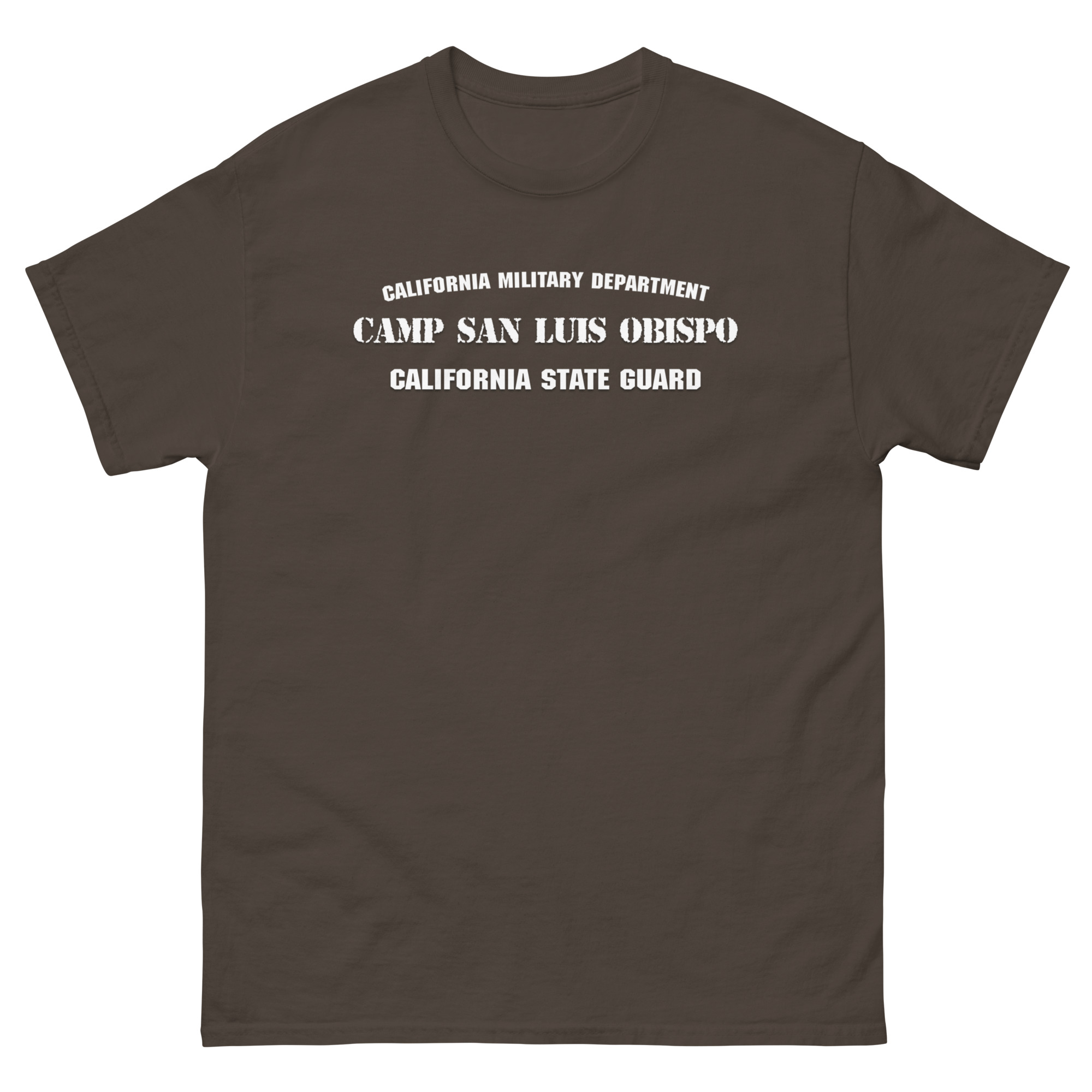 California State Guard Camp San Luis Obispo T-Shirt - Image 4