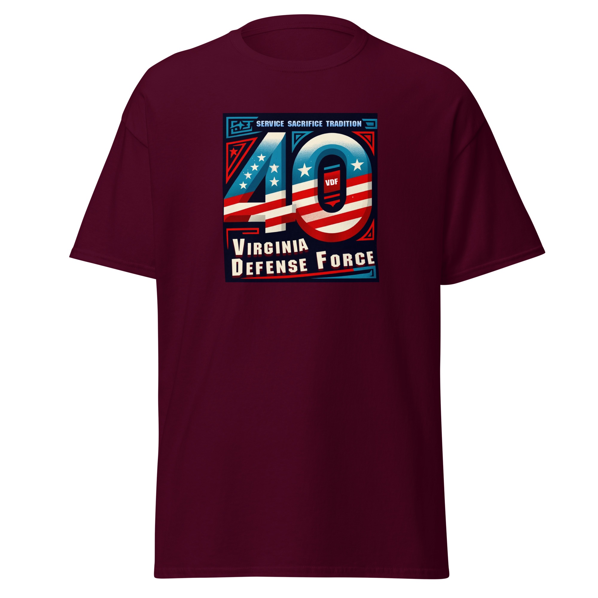 Virginia Defense Force 40th Anniversary T-Shirt - Image 2