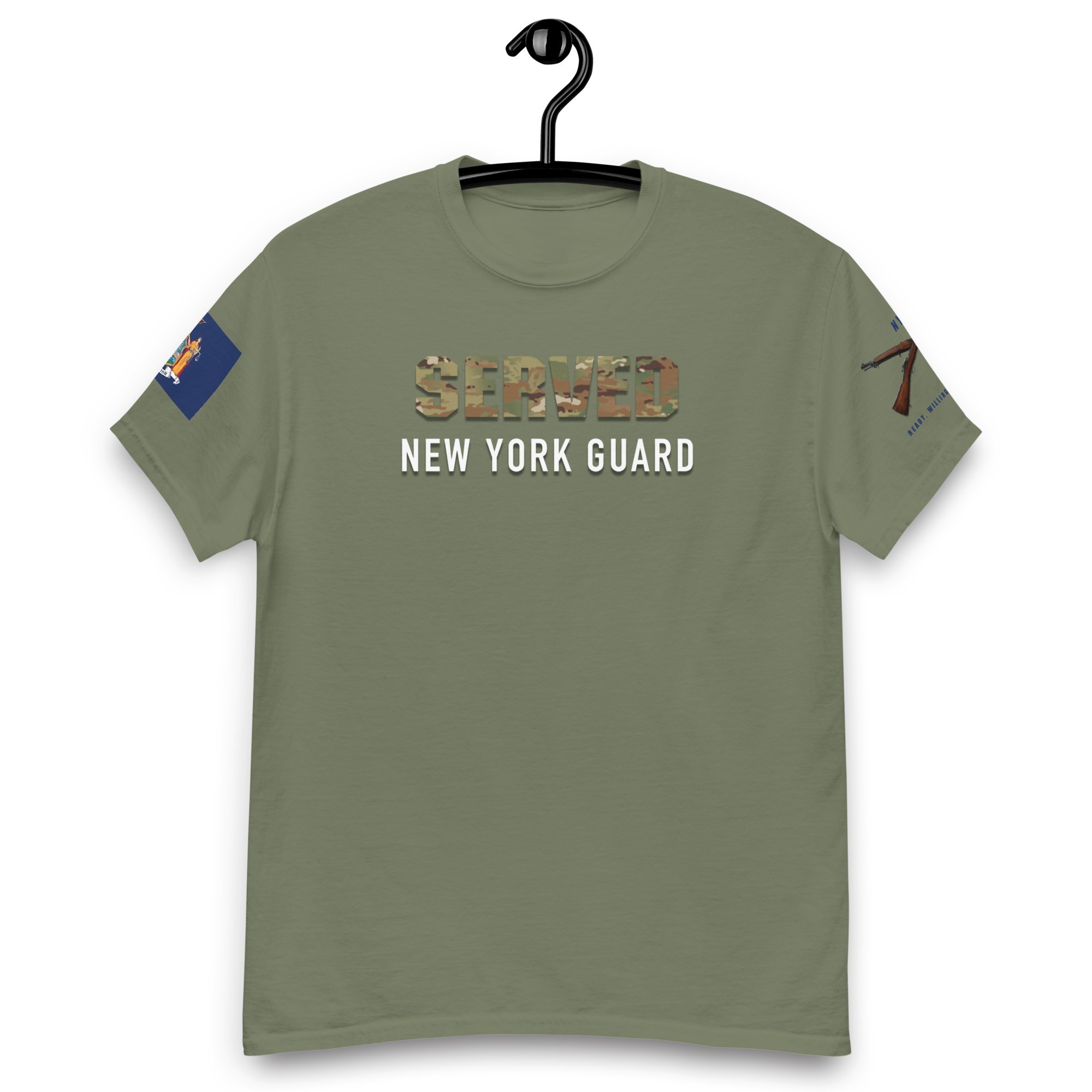 New York Guard SERVED T-Shirt With Cross Rifles - Image 6