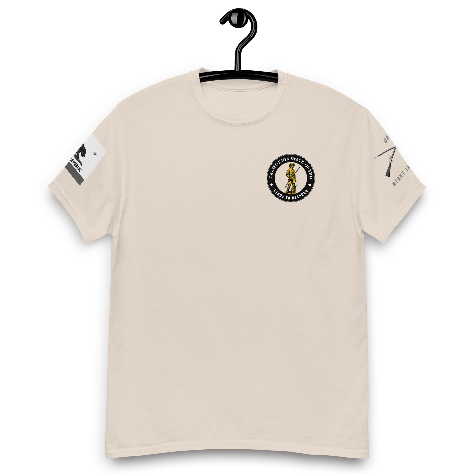 California State Guard Cross Muskets T-Shirt - Image 4