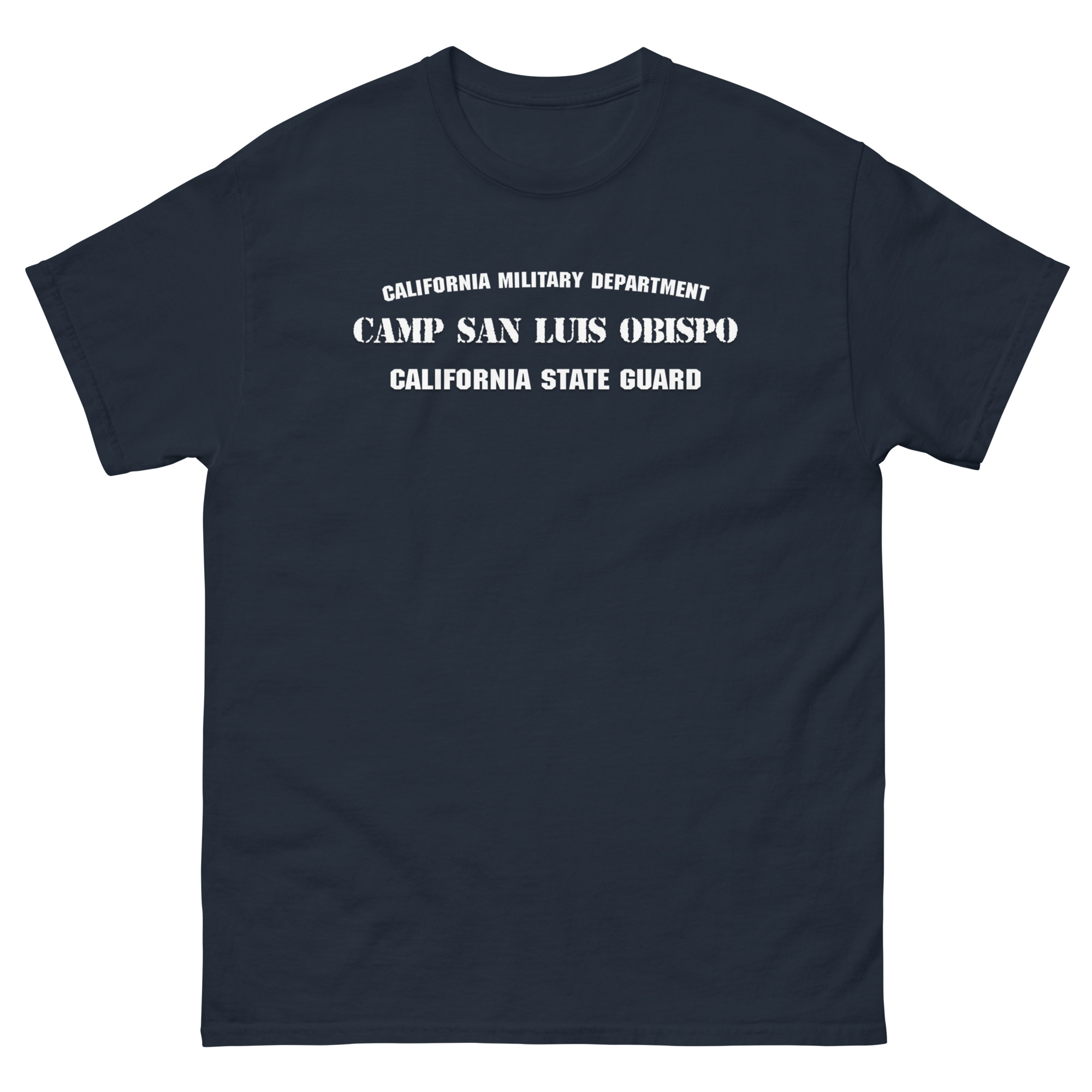 California State Guard Camp San Luis Obispo T-Shirt - Image 2