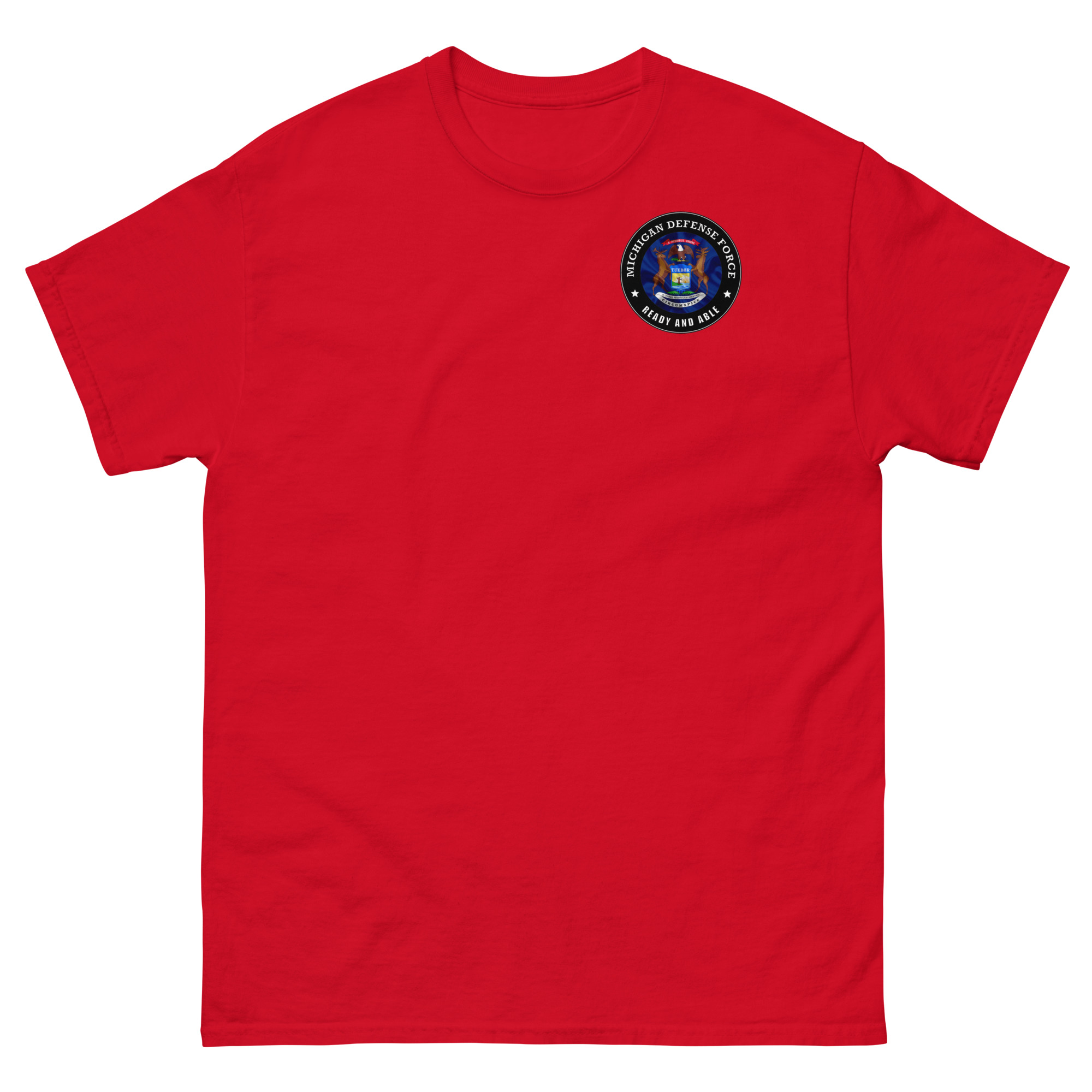 Michigan Defense Force 'Ready and Able' T-Shirt - Image 3