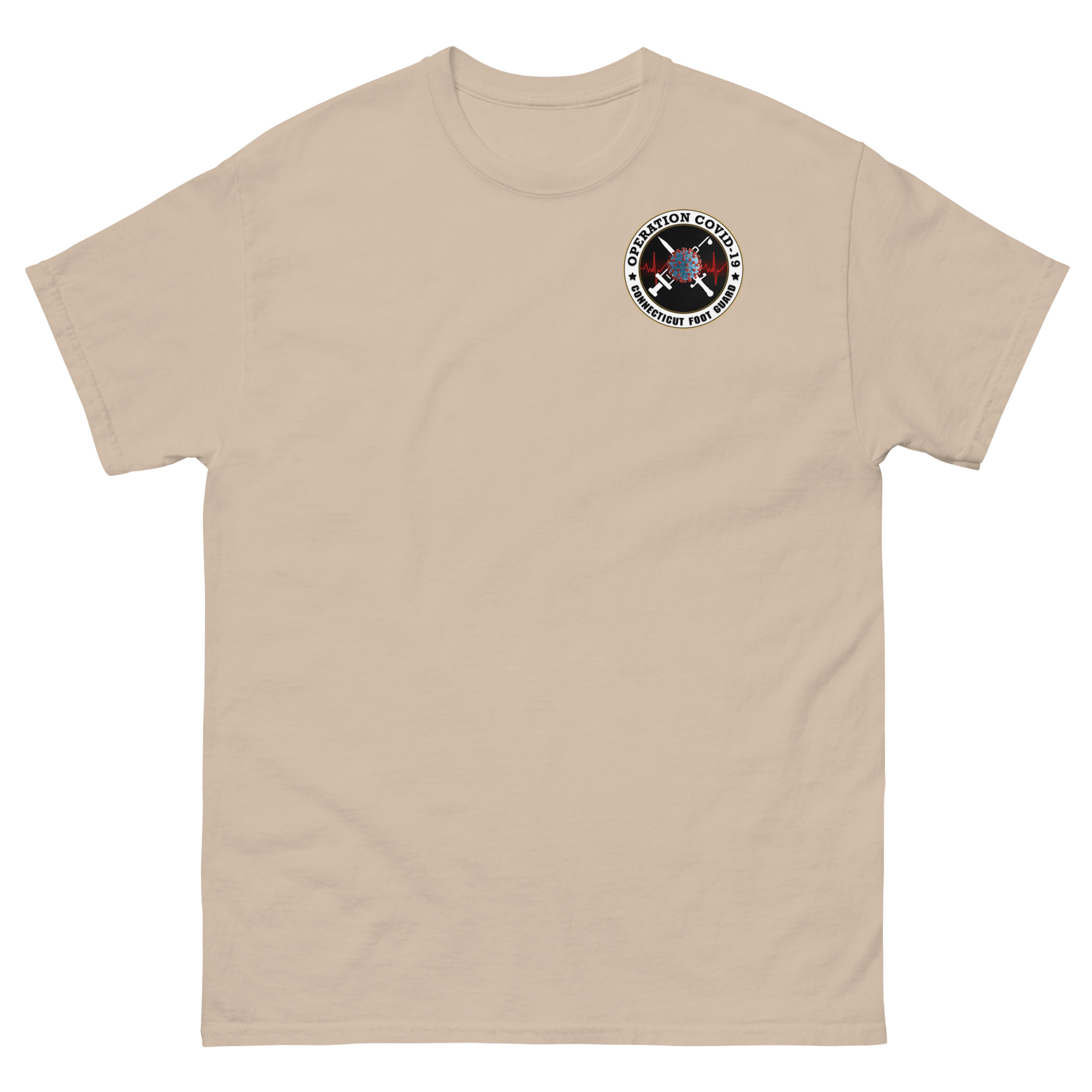 Connecticut Foot Guard Operation Covid-19 T-Shirt - Image 5