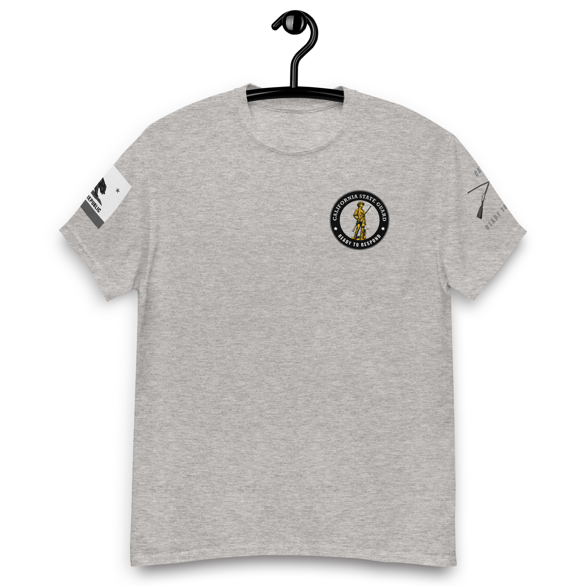 California State Guard Cross Muskets T-Shirt - Image 3