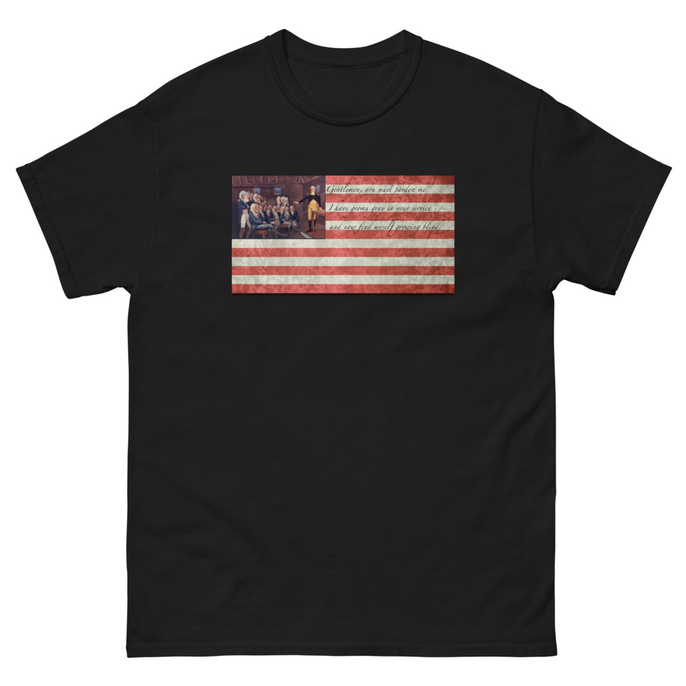 'Washington Saves The American Cause' Men's heavyweight tee
